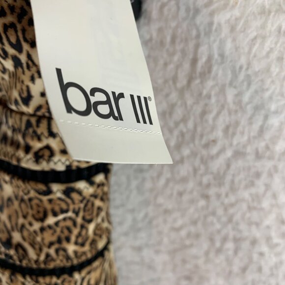 Bar III Women's Bonita Cheetah X-Back One-Piece Swimsuit Multi XL New With Tag's - Picture 3 of 8